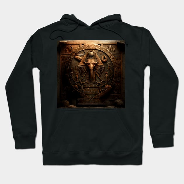 Alien Hieroglyphs Hoodie by AstroRisq